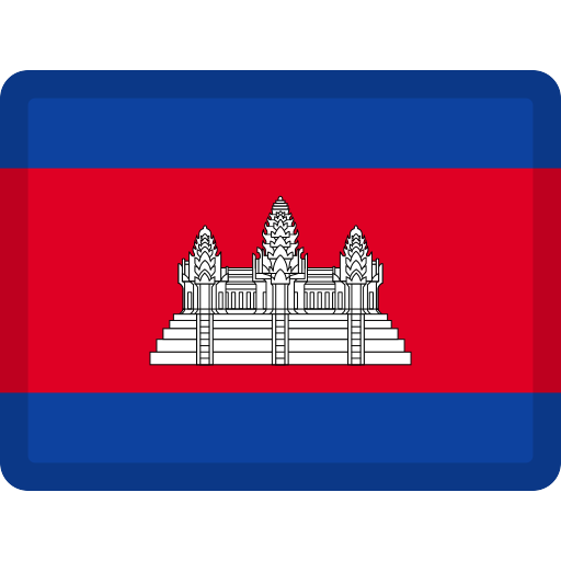Bandeira: Camboja