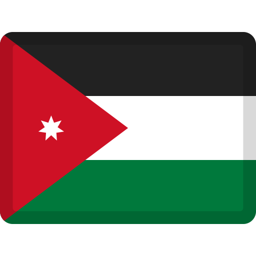 Bandeira: Jordânia