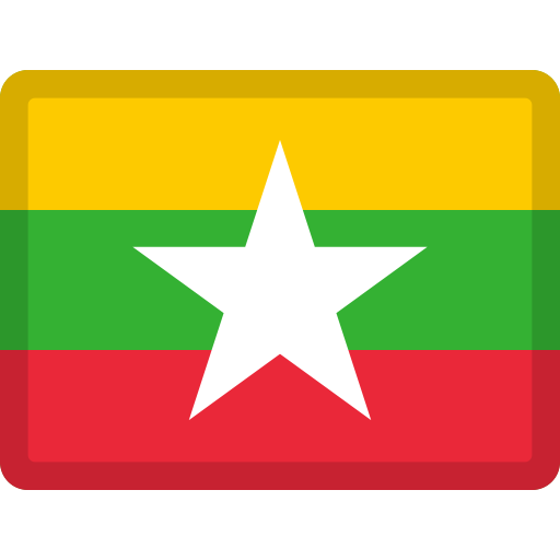 Bandeira: Mianmar (Birmânia)