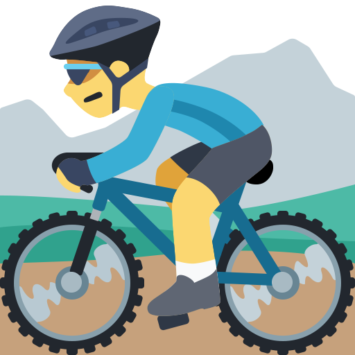 Homem Fazendo Mountain Bike