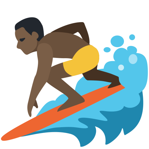 Homem Surfista: Tom de Pele Escuro