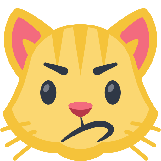 Rosto De Gato Mal-Humorado