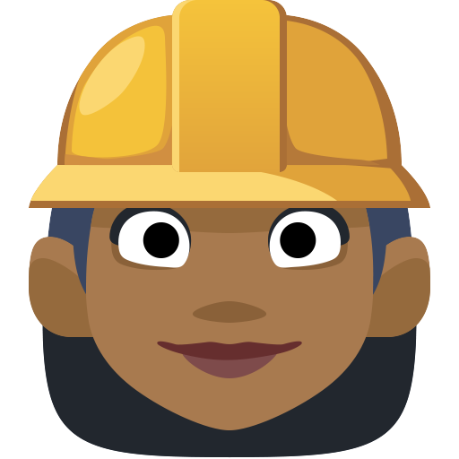 Operária Da Construção: Tom de Pele Médio-Escuro