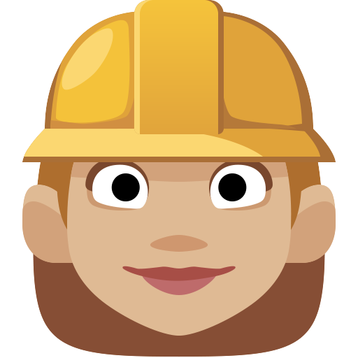 Operária Da Construção: Tom de Pele Médio-Claro