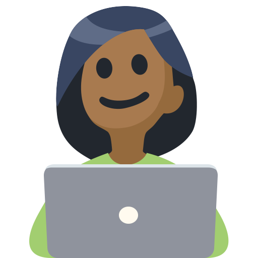Programadora: Tom de Pele Médio-Escuro