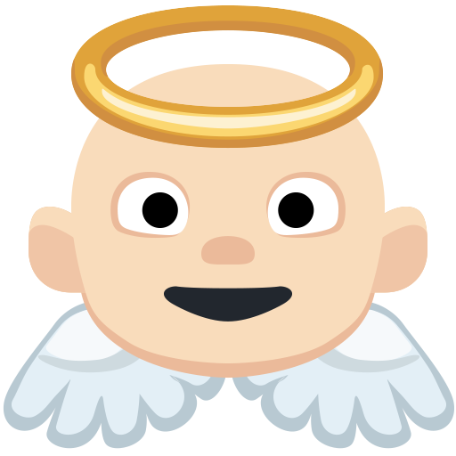 Bebê Anjo: Tom de Pele Claro