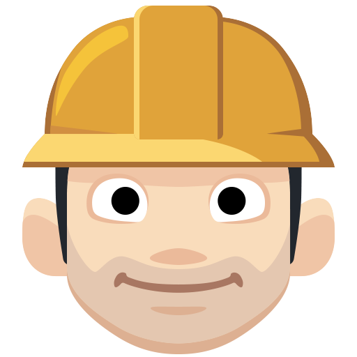 Trabalhador De Construção Civil: Tom de Pele Claro