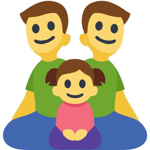 Família: Homem, Homem, Menina