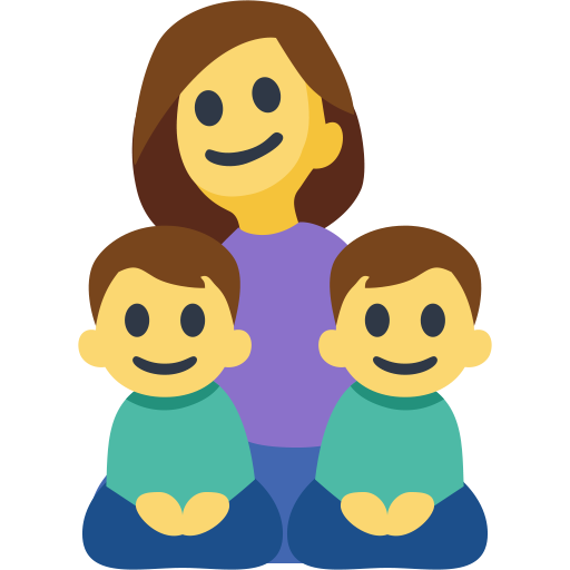 Família: Mulher, Menino, Menino