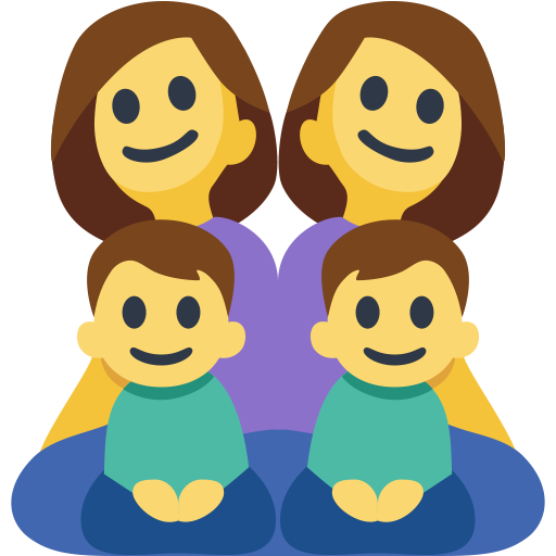 Família: Mulher, Mulher, Menino, Menino