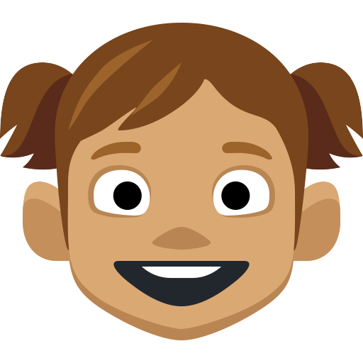 Menina: Tom de Pele Médio