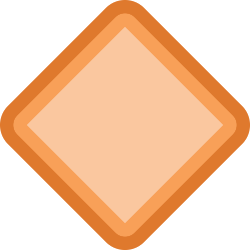 Losango Laranja Grande