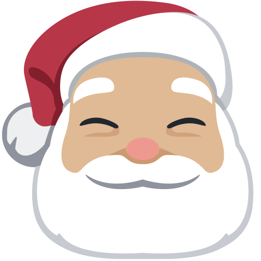 Papai Noel: Tom de Pele Médio-Claro