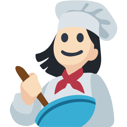 Cozinheira: Tom de Pele Claro