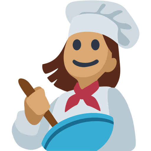 Cozinheira: Tom de Pele Médio