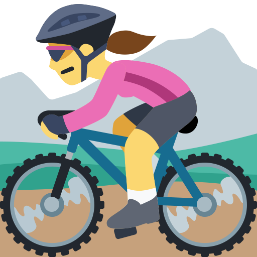 Mulher Fazendo Mountain Bike