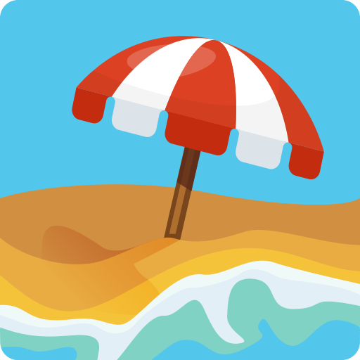 Praia E Guarda-Sol