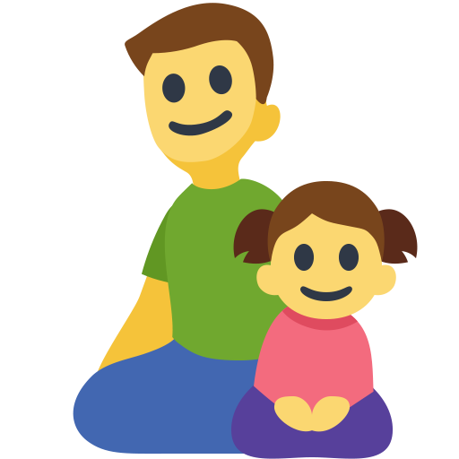 Família: Homem, Menina