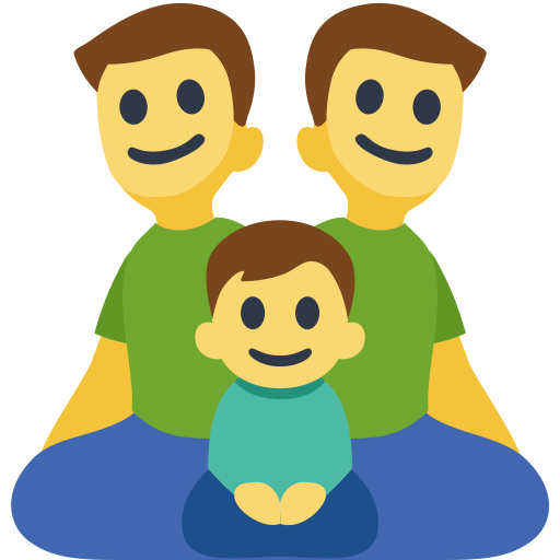 Família: Homem, Homem, Menino