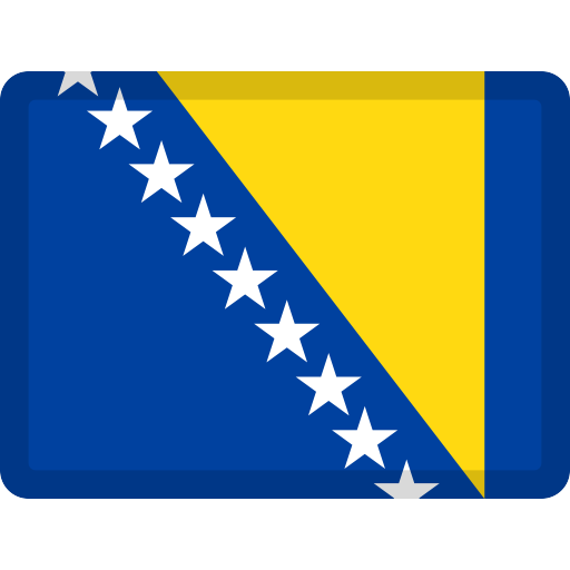 Bandeira: Bósnia e Herzegovina