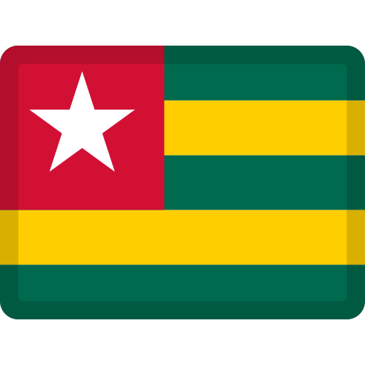 Bandeira: Togo