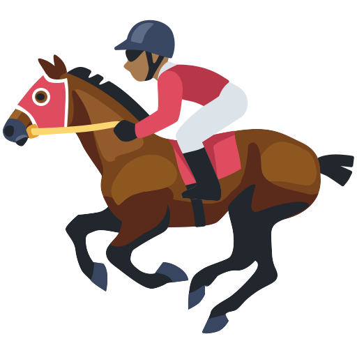 Corrida De Cavalos: Tom de Pele Médio-Escuro