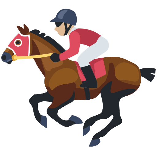 Corrida De Cavalos: Tom de Pele Médio-Claro