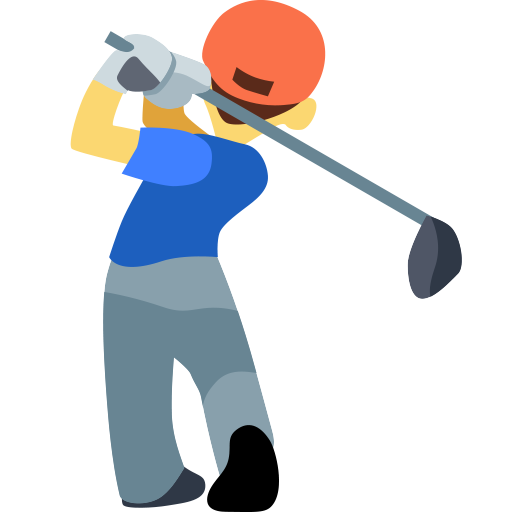 Homem Golfista