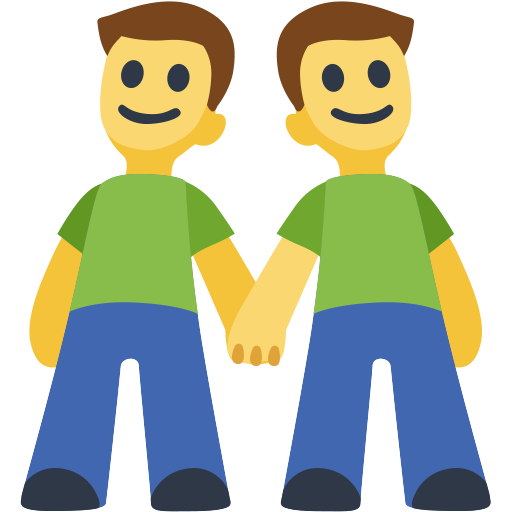 Dois Homens De Mãos Dadas
