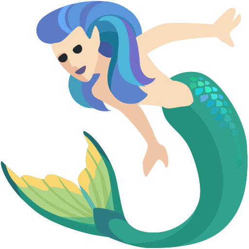 Pessoa Sereia: Tom de Pele Claro