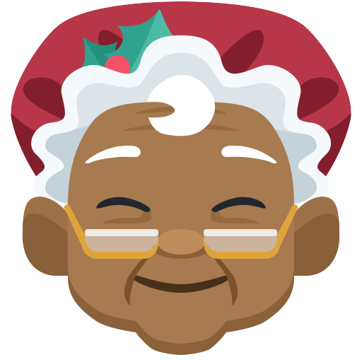 Mamãe Noel: Tom de Pele Médio-Escuro
