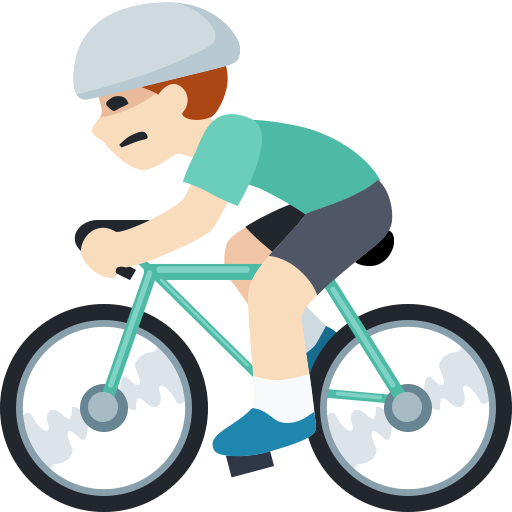 Ciclista: Tom de Pele Claro