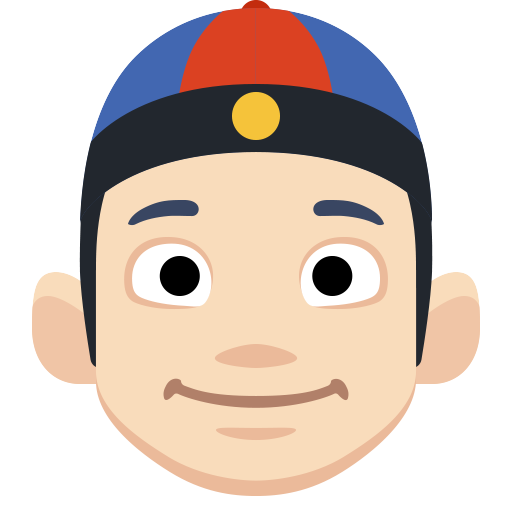 Pessoa Com Gorro Chinês: Tom de Pele Claro