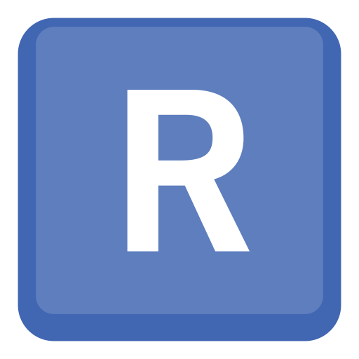 Símbolo Indicador Regional Letra R