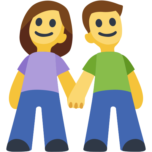 Mulher E Homem De Mãos Dadas
