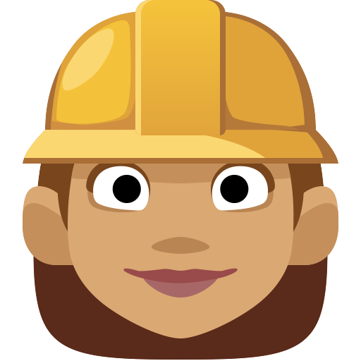 Operária Da Construção: Tom de Pele Médio