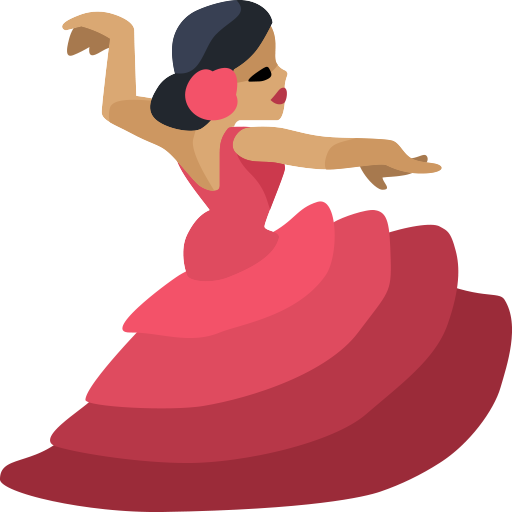 Mulher Dançando: Tom de Pele Médio