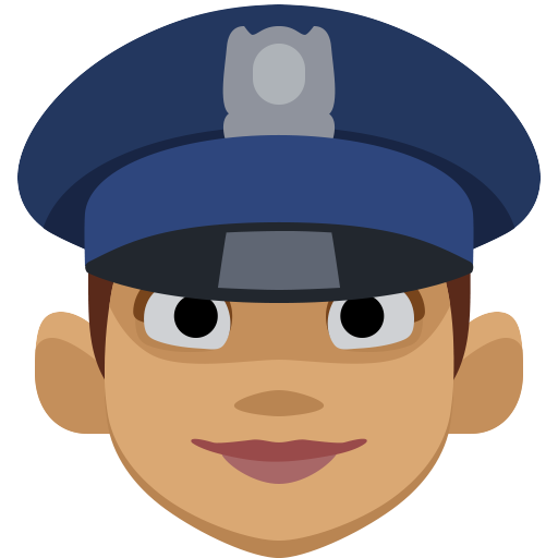 Policial Mulher: Tom de Pele Médio