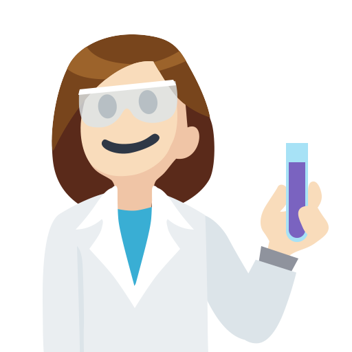 Cientista Mulher: Tom de Pele Claro