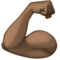Napnutý biceps: Tmavý Odstín Pleti Napnutý biceps: Tmavý Odstín Pleti