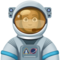 Muž astronaut: Tmavý Odstín Pleti Muž astronaut: Tmavý Odstín Pleti