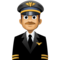 Muž pilot: Střední Odstín Pleti Muž pilot: Střední Odstín Pleti