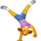 Osoba dělající hvězdu Osoba dělající hvězdu