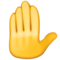 Zvednutý hřbet ruky Zvednutý hřbet ruky