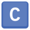 Symbol regionálního indikátoru Písmeno C Symbol regionálního indikátoru Písmeno C