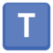 Symbol regionálního indikátoru Písmeno T Symbol regionálního indikátoru Písmeno T
