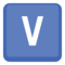 Symbol regionálního indikátoru Písmeno V Symbol regionálního indikátoru Písmeno V