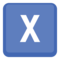 Symbol regionálního indikátoru Písmeno X Symbol regionálního indikátoru Písmeno X