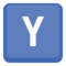 Symbol regionálního indikátoru Písmeno Y Symbol regionálního indikátoru Písmeno Y