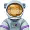 Astronautka: Středně Tmavý Odstín Pleti Astronautka: Středně Tmavý Odstín Pleti